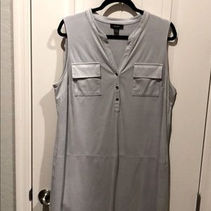 Faux Suede Dress sz 16